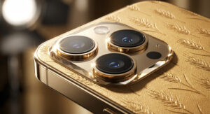 Realme 16 Pro Plus 5G camera module with metal mirror finish design by Naoto Fukasawa