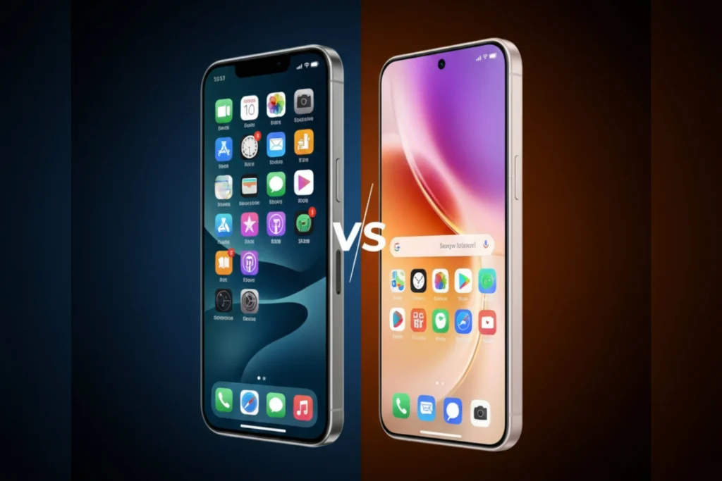 iPhone 17 vs Vivo X300 comparison - two compact flagship smartphones side by side in 2025