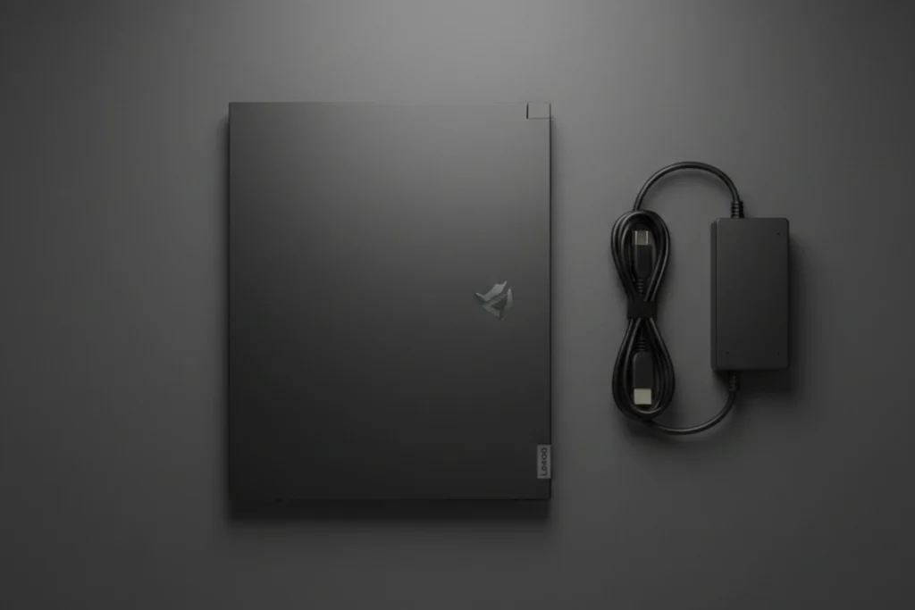 Lenovo Legion 5 2025 slim design with 2.1kg weight and 245W fast charger