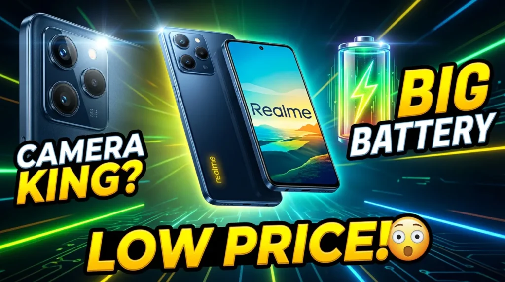 Realme New Phone Launch : Big Battery & Camera Features at Low Price