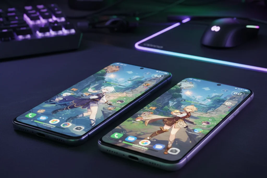Vivo X300 Pro and Oppo Find X9 Pro gaming performance test with Genshin Impact