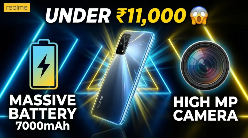Realme Upcoming 5G Phone : Massive Battery & High-MP Camera under ₹11,000